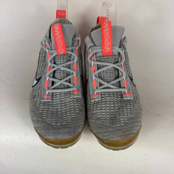 Nike Air Vapormax Grade School Athletic Sneakers Kids 6 Gray Flyknit Breathable - Picture 4 of 10